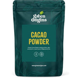 Green Origins Cacao Powder 200g, imported from the UK