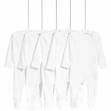 M&S Core Zip Footed Sleepsuit, 12-18 Months, White