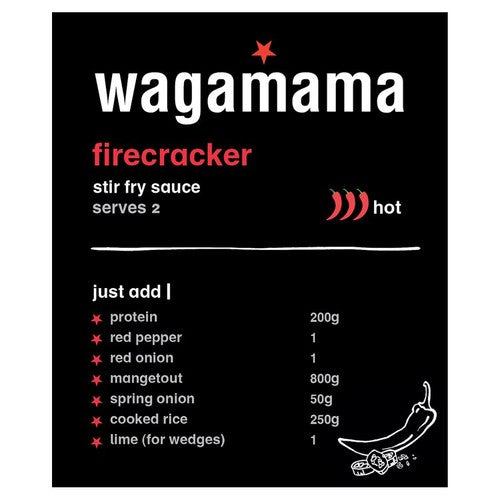 Wagamama Firecracker stir fry sauce sweet spicy 120g (British brand)