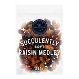 M&S soft raisin medley 250g, imported from the UK