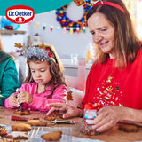 Dr Oetker 4 Christmas Glitter Decorating Writing Icing
