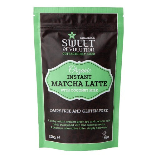 Sweet Revolution organic instant matcha latte powder 200g (British brand)