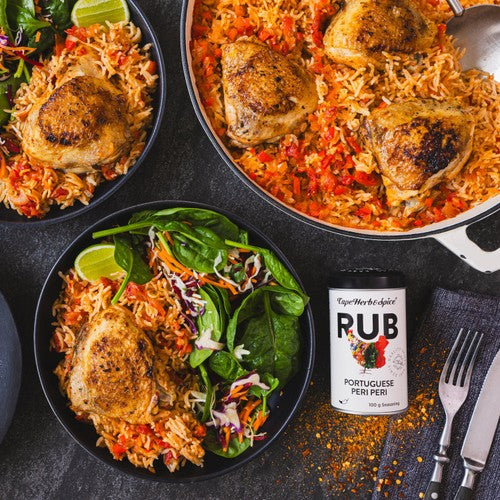 Cape Herb & Spice Portuguese Peri Peri seasoning rub 100g - British product