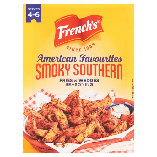 French's Smoky Southern Fries & Wedges Seasoning 20g - British product