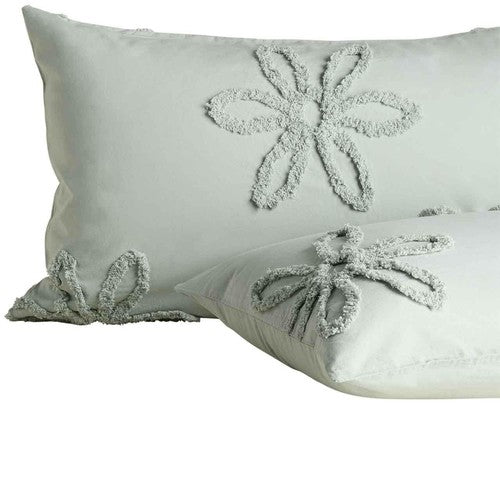 M&S floral bedding set double green - British product
