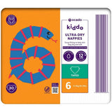 Ocado Kiddo Ultra-Dry Nappies Size 6 13-18kg, imported from the UK