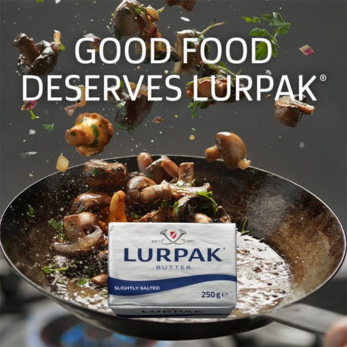 Lurpak slightly salted butter in wrap (British brand)