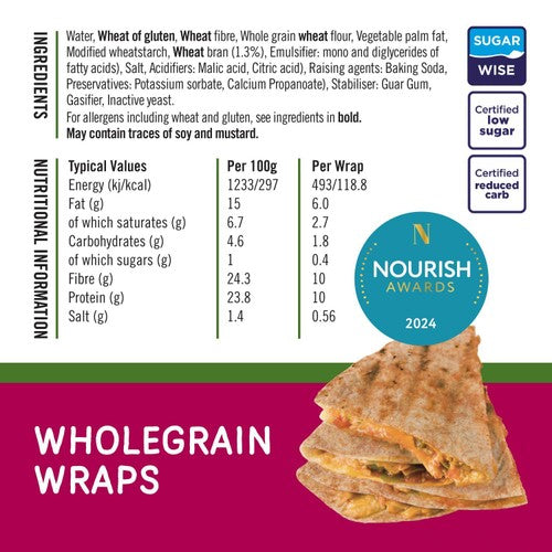 Fitbakes Low Carb Tortilla Wraps 160g - British product
