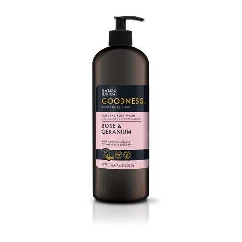 Baylis & Harding Rose & Geranium body wash 1L - British product