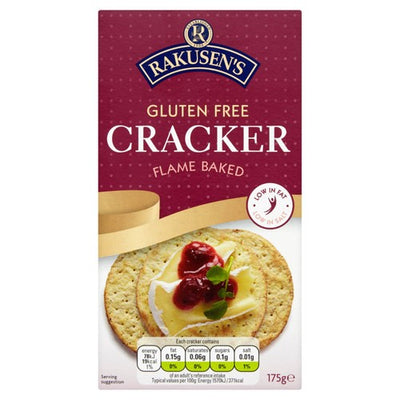 M&S Rakusen's Gluten Free Crackers Savoury Biscuits 175g- Buy online at McGrocer