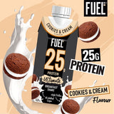 FUEL10K Cookies  Cream 25g High Protein Breakfast Shake Drink