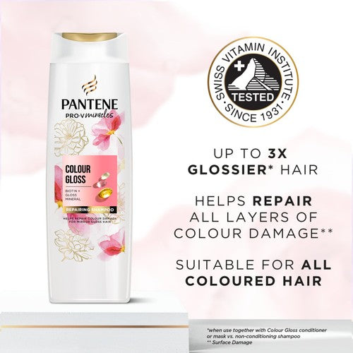 Pantene Colour Gloss shampoo for coloured hair 400ml, imported from the UK