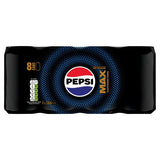 Pepsi caffeine-free sugar-free cola soft drink multipack 8x330ml, imported from the UK