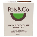 Pots  Co Double Chocolate Ganache Twin Pack 2x80g