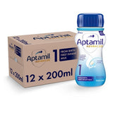 Aptamil Advanced first infant milk formula 12 x 200ml - British product