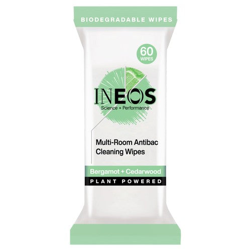 INEOS Surface Wipes Bergamot Cedarwood 60, imported from the UK