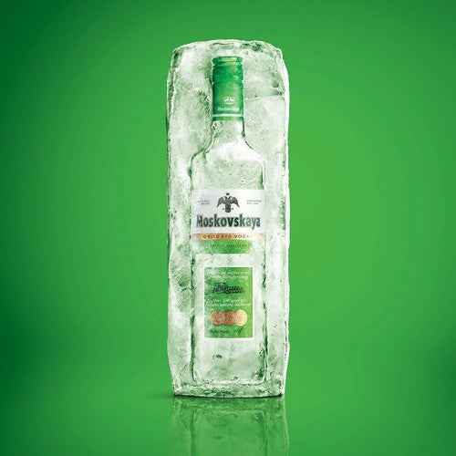 Moskovskaya Vodka 70cl, imported from the UK