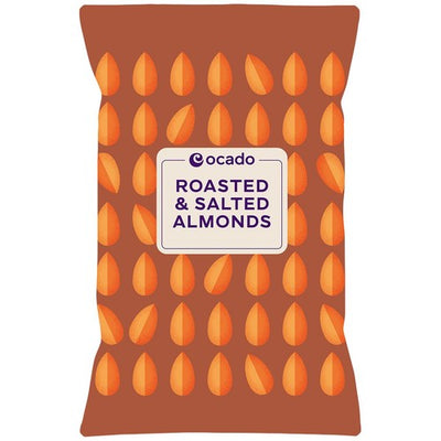 M&S Ocado Roasted & Salted Almonds Snack Nuts 200g- Buy online at McGrocer