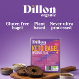 Dillon Organic Keto Bagel Original Flax 2-pack, UK version