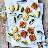 Picard assorted mini pastry appetizers 30 pack, imported from the UK