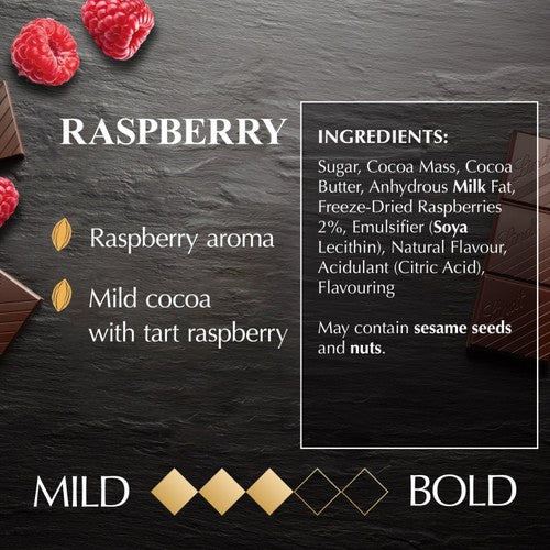 Lindt Excellence Dark Raspberry Chocolate Bar 100g, UK version