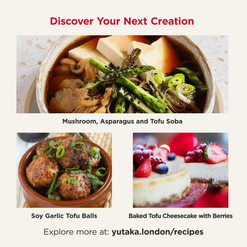 Yutaka silken tofu 308g soft soybean curd (British brand)