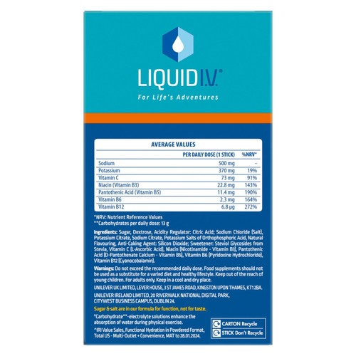 LIQUID IV Hydration Tropical Punch