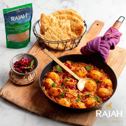 Rajah Ground Coriander Spice Powder 100g, imported from the UK