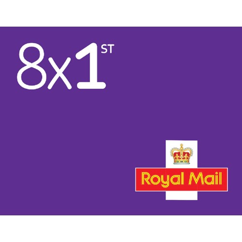 Royal Mail 1st Class Standard Size Stamps 8 Pack - British product