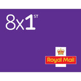 Royal Mail 1st Class Standard Size Stamps 8 Pack - British product