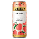 Twinings Sparkling Tea Revive peach apple flavour can (British brand)
