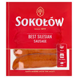 Sokolow Best Silesia Sausage smoked pork and beef (British brand)