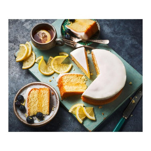 M&S Lemon Drizzle Cake 470g, imported from the UK