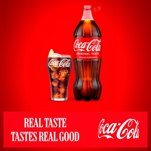 Coca-Cola Original Taste Sparkling Cola 1.75L - British product