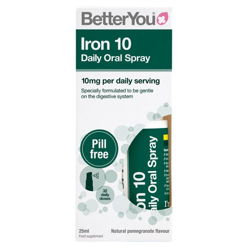 BetterYou iron oral spray pomegranate 25ml - British product