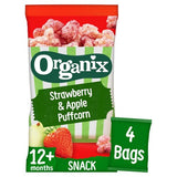 Organix Strawberry Puffcorn Toddler Snacks Multipack 12 months