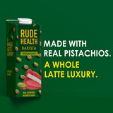 Rude Health pistachio barista drink (British brand)