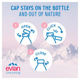 Evian still mineral water 4 x 750ml - British product