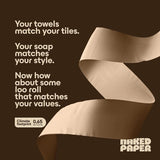 Naked Paper unbleached bamboo toilet paper extra long (British brand)