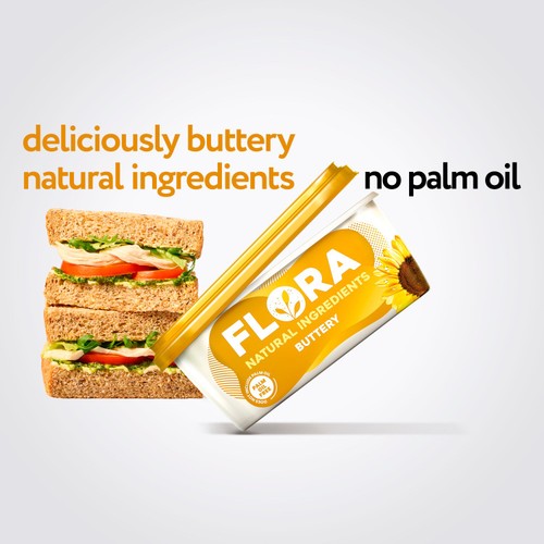 Flora Buttery Spread 450g - British product