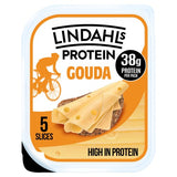 Lindahls Protein Gouda cheese slices 125g, UK version