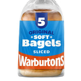 Warburtons plain bagels 5 pack (British brand)