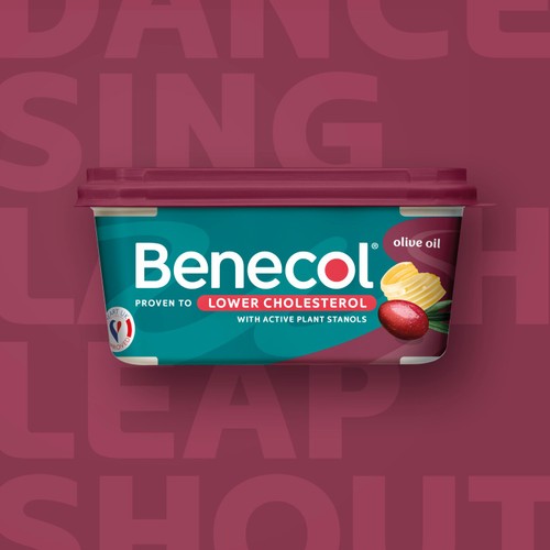 Benecol olive spread 500g, imported from the UK