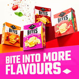 Jacob's Bites mature cheddar and onion cracker bites 125g, UK version