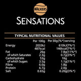 Walkers Sensations Mature Cheddar Cheese & Chilli crisps 150g (British brand)