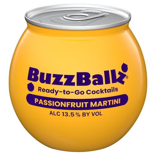 BuzzBallz passionfruit martini cocktail 200ml - British product