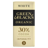 Green & Black's organic white chocolate bar 90g, UK version