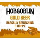 Hobgoblin Gold ale beer 10x440ml pack (British brand)