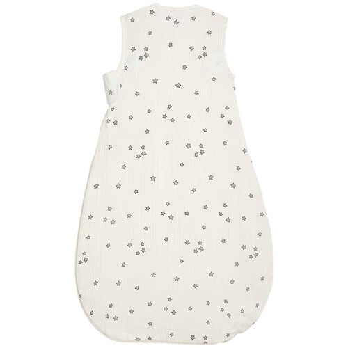 M&S NB U 0.5T Star Muslin Sleeping Bag, 0-6 Months, White Mix