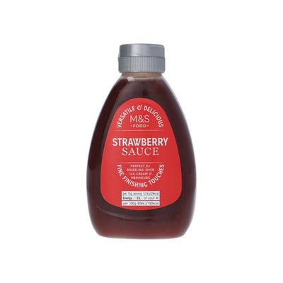 M&S M&S Strawberry Dessert Sauce Sweet Sauce 290g- Buy online at McGrocer